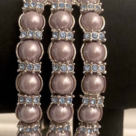 Silver pearly Bangle - Picture 5 of 5